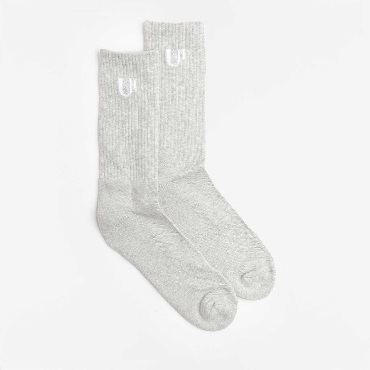 Urban Industry Classic Socks, Grey Heather, Detail Shot 2