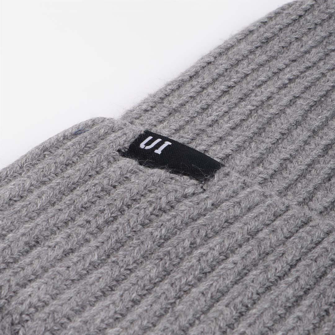 main Urban Industry Palmer Beanie, Grey, Detail Shot 2