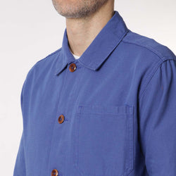 thumbnail Uskees Buttoned Overshirt, Ultra Blue, Detail Shot 2