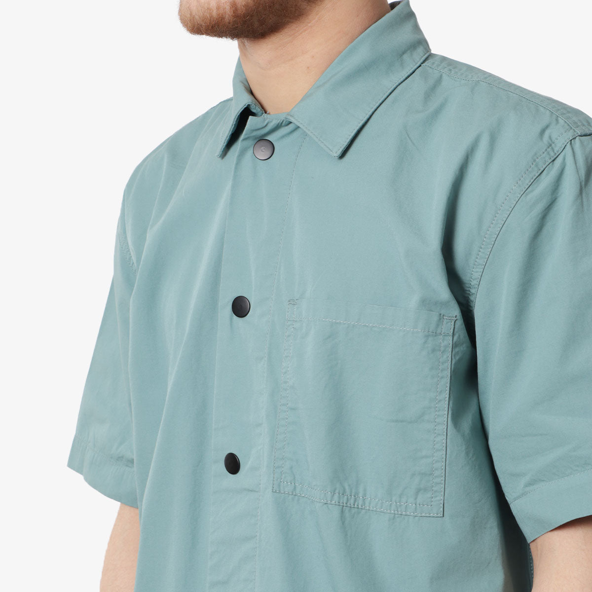 main Uskees Lightweight Shirt, Eucalyptus, Detail Shot 2