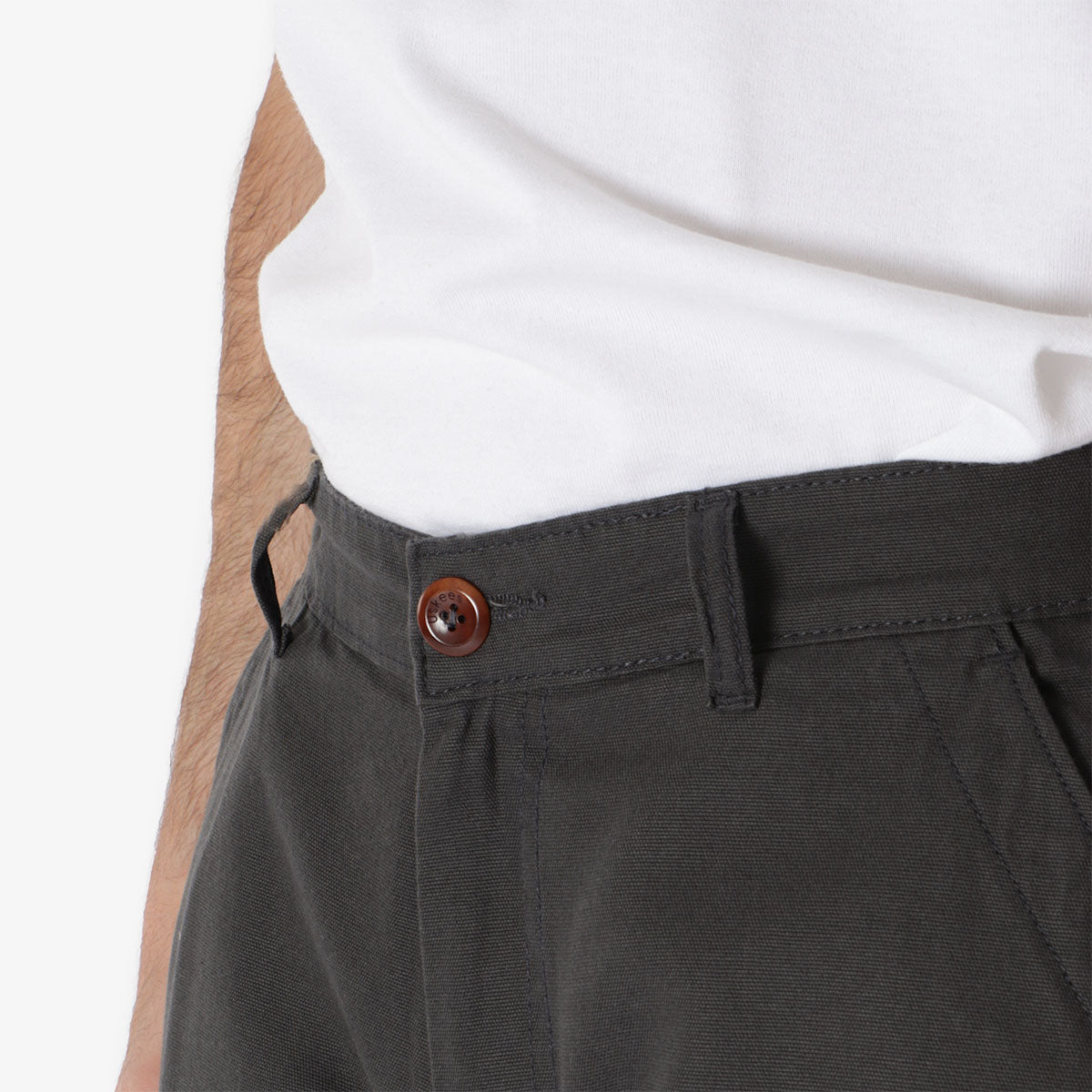 Uskees Workwear Pant, Charcoal, Detail Shot 2