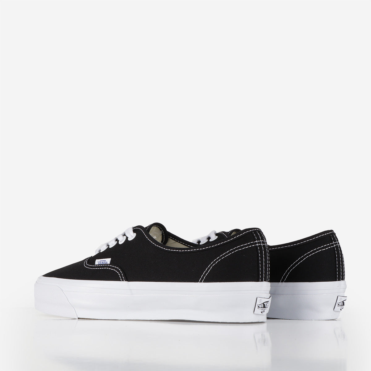 main Vans Premium Authentic Reissue 44 Shoes, LX Black White, Detail Shot 3