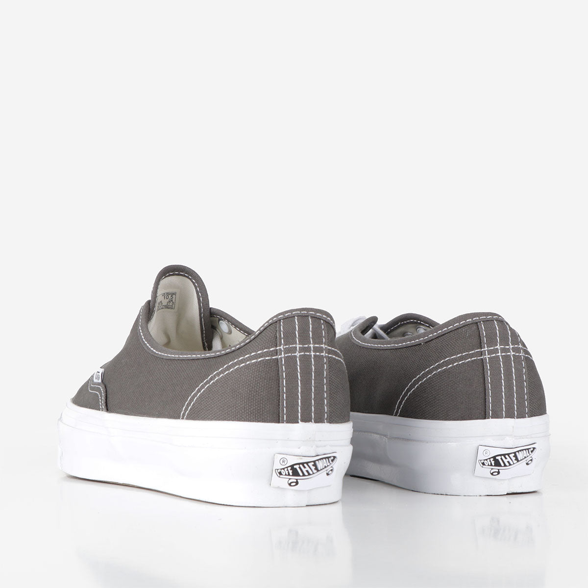 Vans Premium Authentic Reissue 44 Shoes, Gunmetal, Detail Shot 3