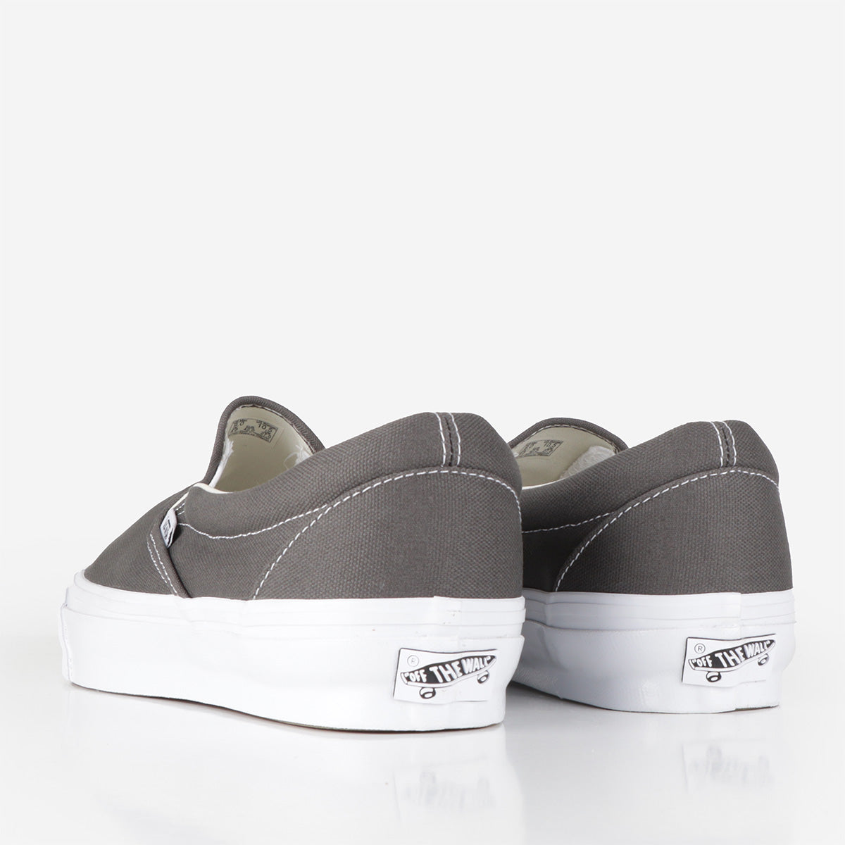 Vans Premium Slip-On Reissue 98 Shoes, Gunmetal, Detail Shot 3