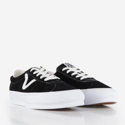 thumbnail Vans Premium Sport 73 Shoes, LX Pig Suede Black White, Detail Shot 2