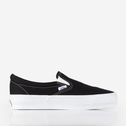 thumbnail Vans Premium Slip-On Reissue 98 Shoes, LX Black White, Detail Shot 1