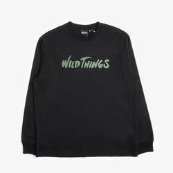 thumbnail Wild Things Logo Long T-Shirt, Black, Detail Shot 1