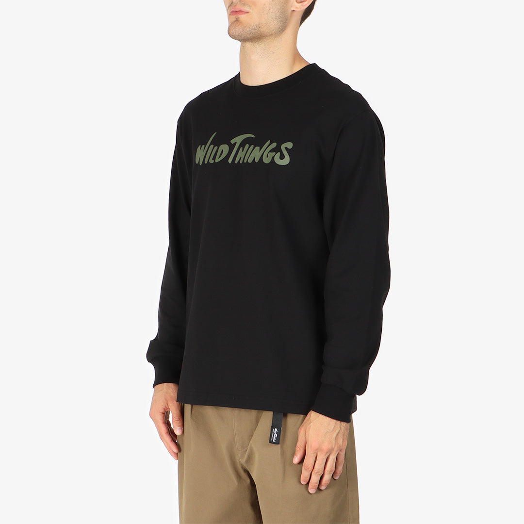 Wild Things Logo Long T-Shirt - Black – Urban Industry