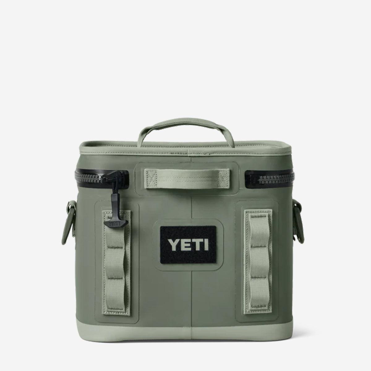 YETI Hopper Flip 8 Soft Cooler, Camp Green, Detail Shot 2