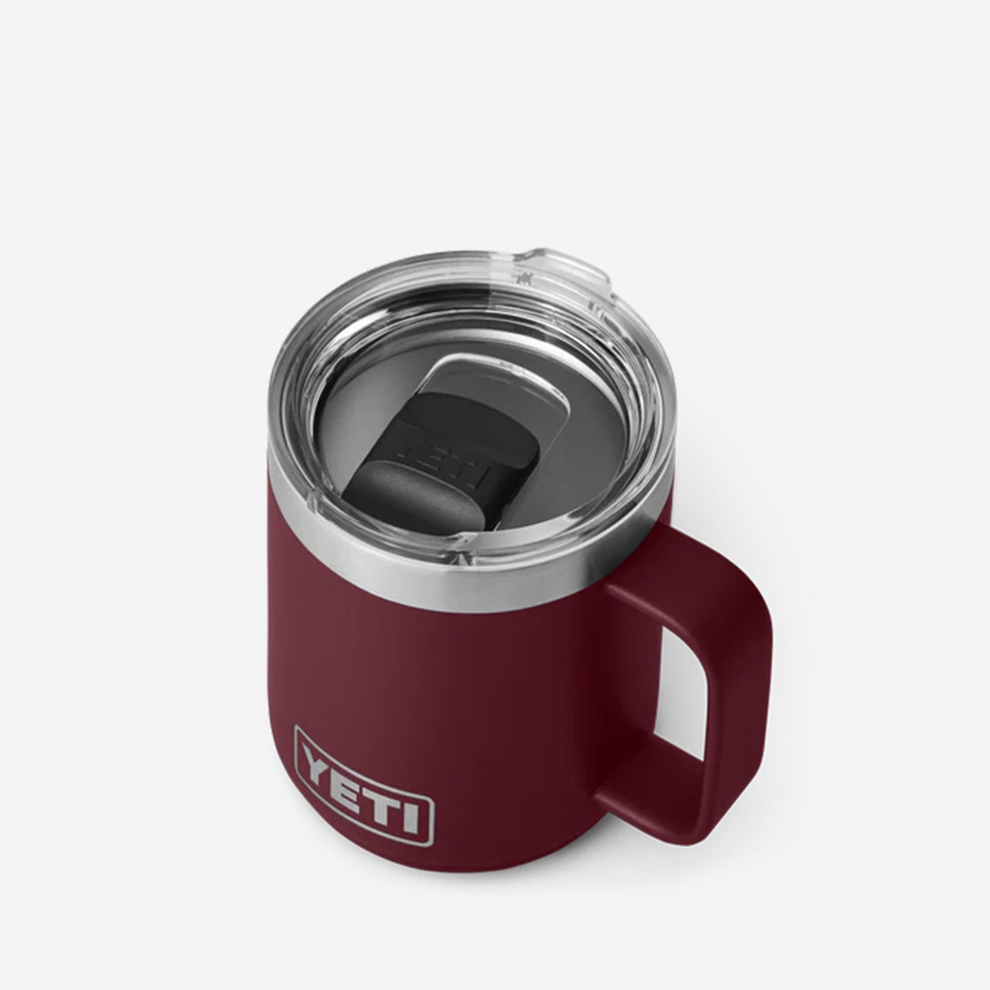 YETI Rambler 10oz Mug, Wild Vine Red, Detail Shot 3