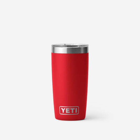 YETI Rambler 10oz Tumbler, Rescue Red, Detail Shot 1