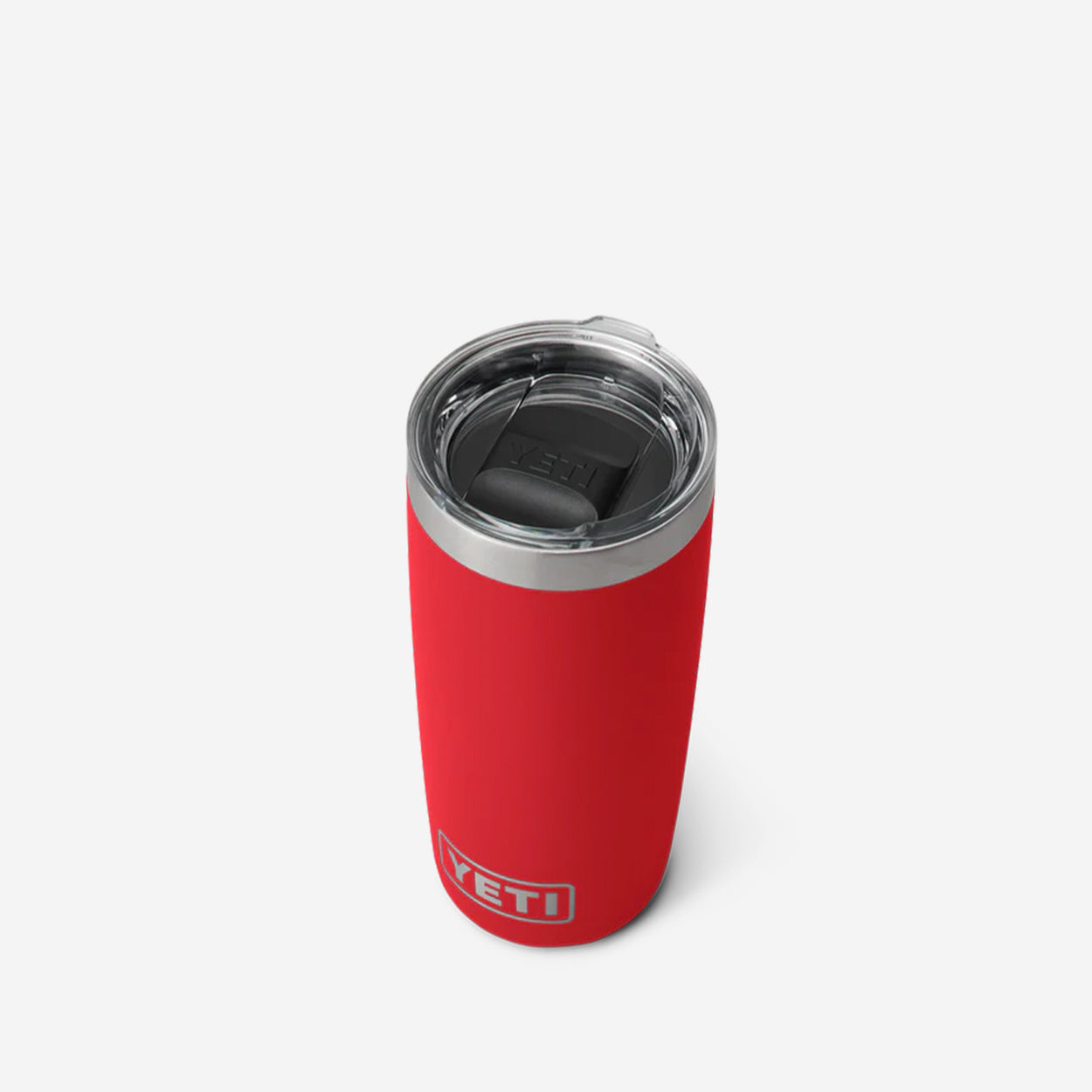 main YETI Rambler 10oz Tumbler, Rescue Red, Detail Shot 3