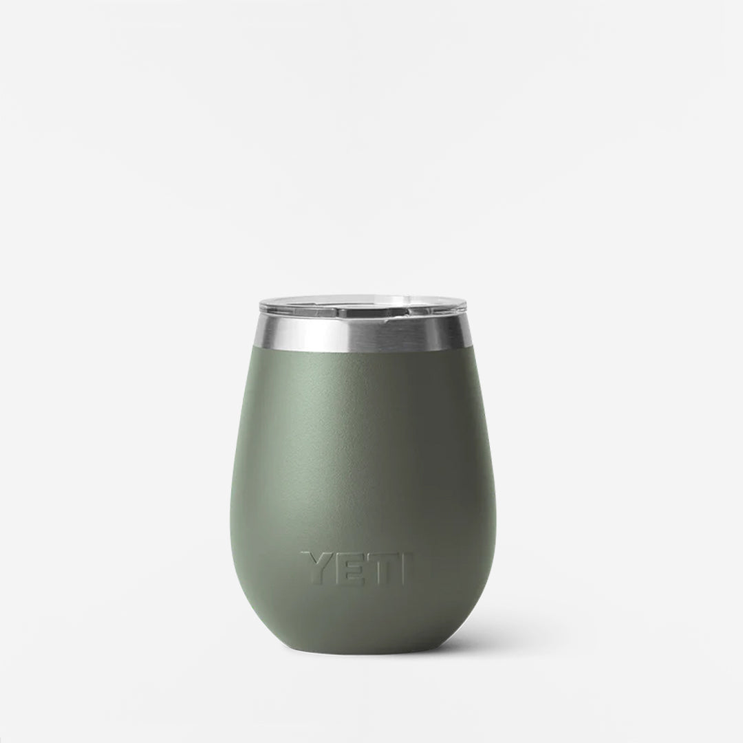 main YETI Rambler 10oz Wine Tumbler, Camp Green, Detail Shot 2