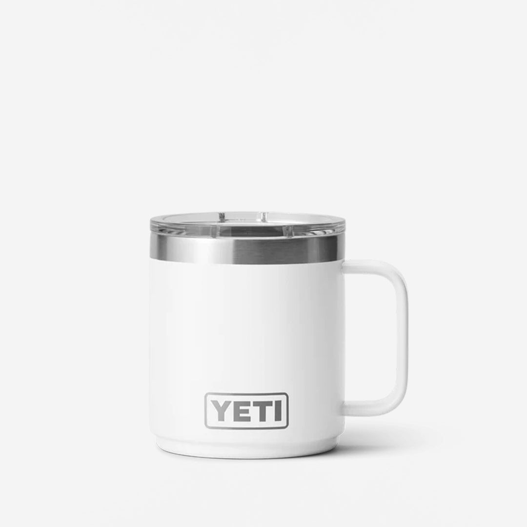 main YETI Rambler 10oz Mug, White, Detail Shot 1