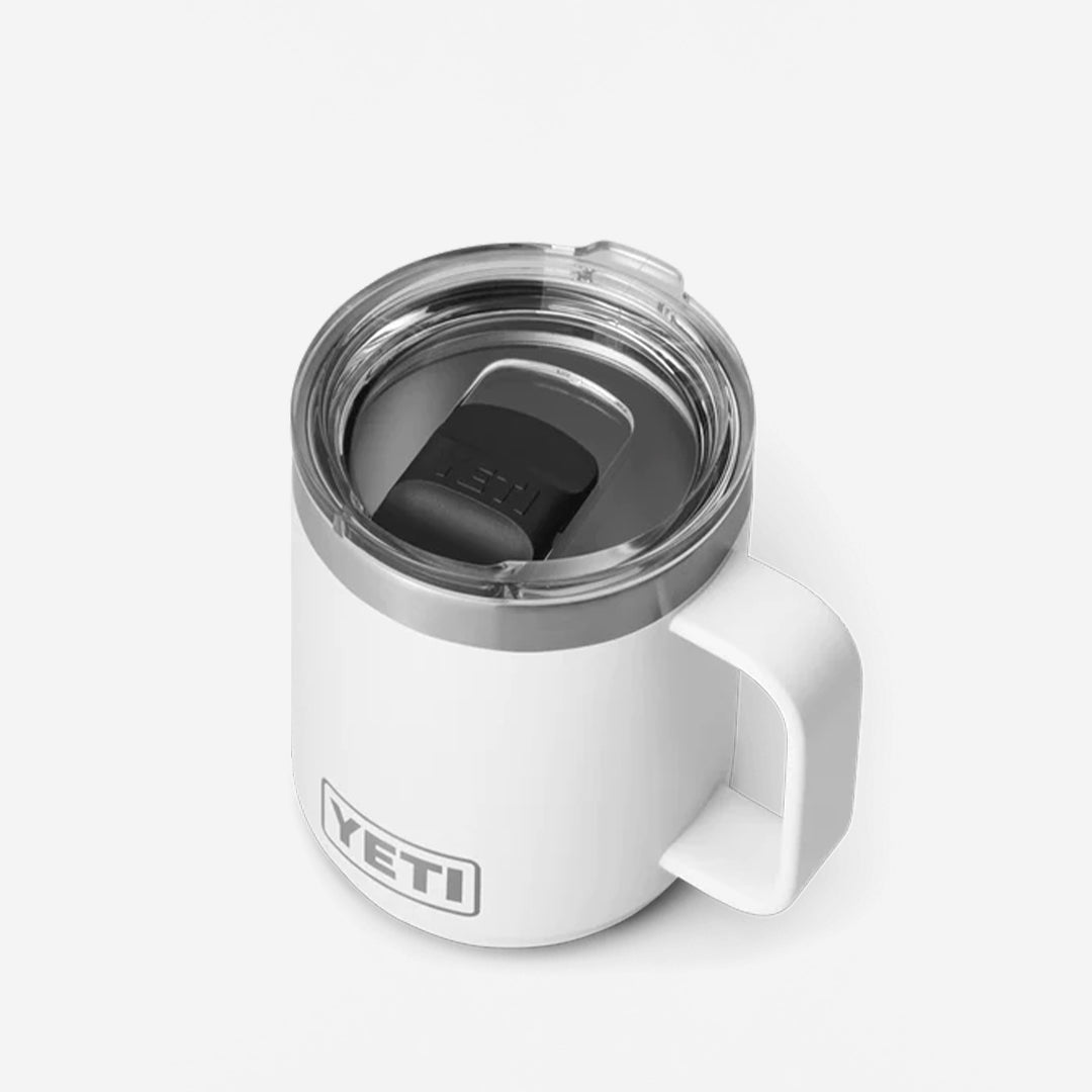 main YETI Rambler 10oz Mug, White, Detail Shot 3