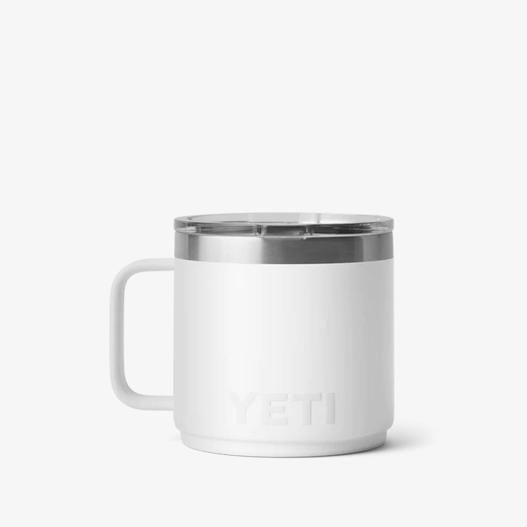 main YETI Rambler 14oz Mug, White, Detail Shot 2