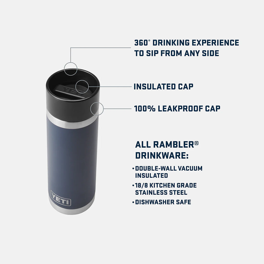 YETI Rambler 18oz HotShot Bottle