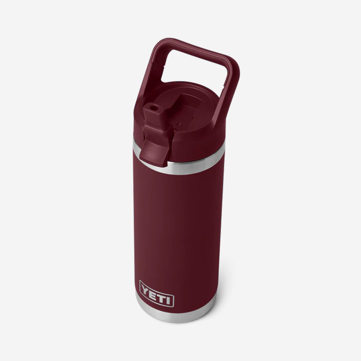 YETI Rambler 18oz Straw Bottle, Wild Vine Red, Detail Shot 3