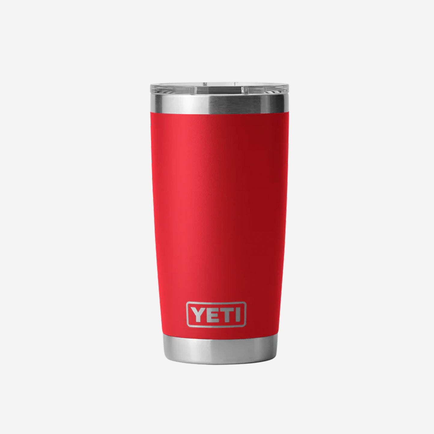 YETI Rambler 20oz Tumbler, Rescue Red, Detail Shot 1