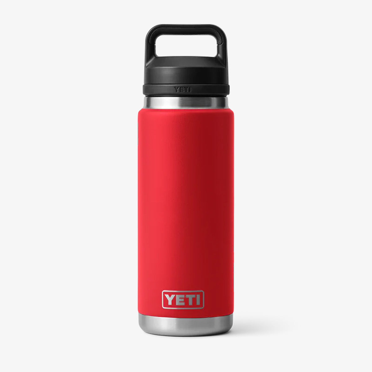 main YETI Rambler 26oz Bottle, Rescue Red, Detail Shot 2