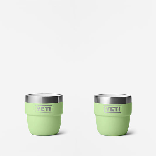 YETI Rambler 4oz Espresso Stackable Cups, Key Lime, Detail Shot 1