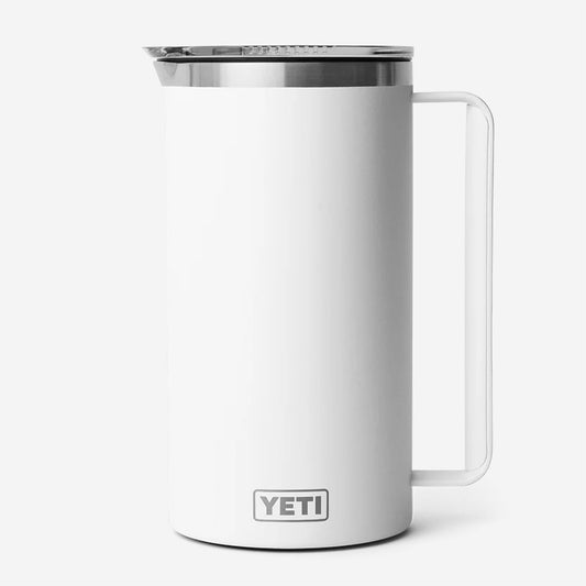 YETI Rambler 64oz Pitcher, White, Detail Shot 1