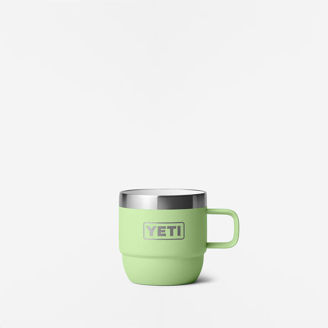 YETI Rambler 6oz Espresso Stackable Mugs, Key Lime, Detail Shot 2