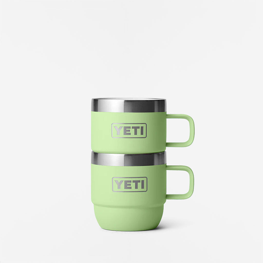 YETI Rambler 6oz Espresso Stackable Mugs, Key Lime, Detail Shot 5