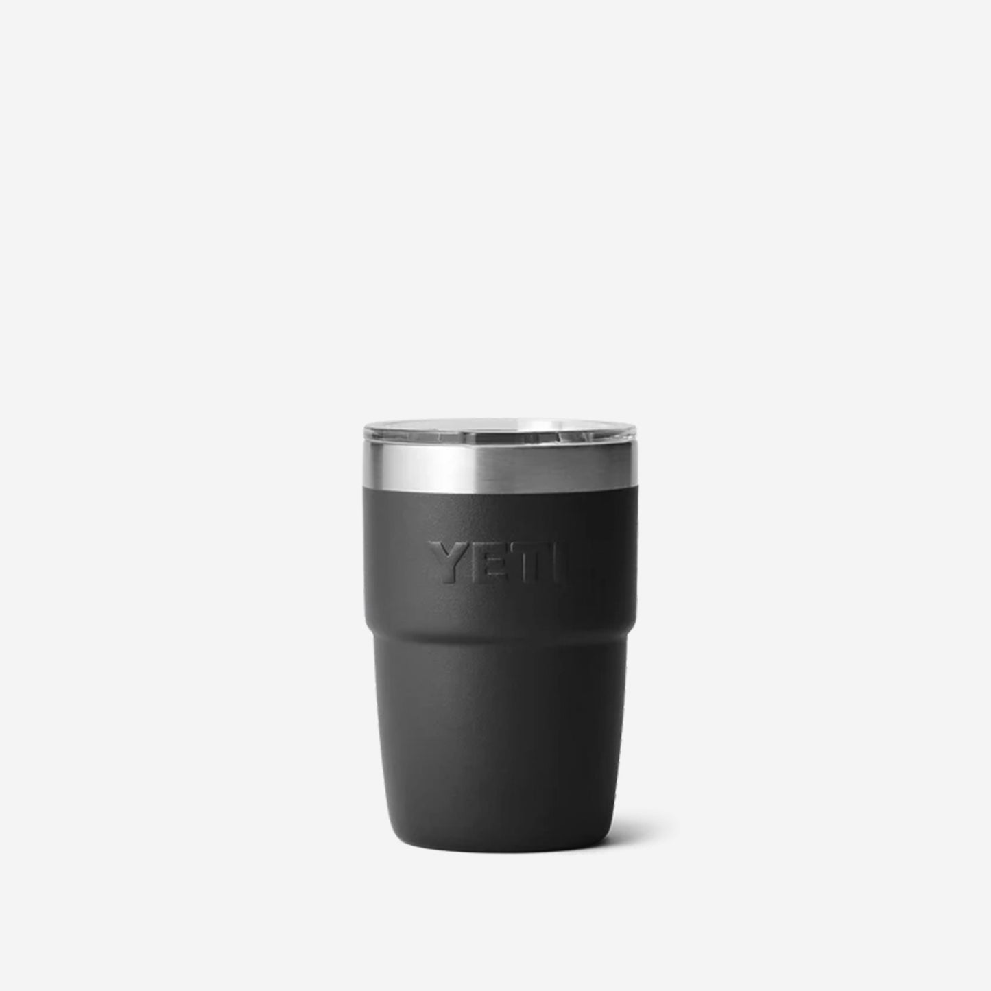 YETI Rambler 8oz Stackable Cup, Black, Detail Shot 2