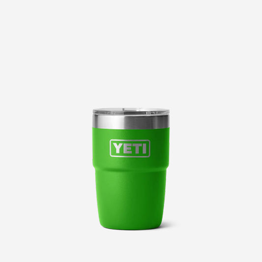 YETI Rambler 8oz Stackable Cup, Canopy Green, Detail Shot 1