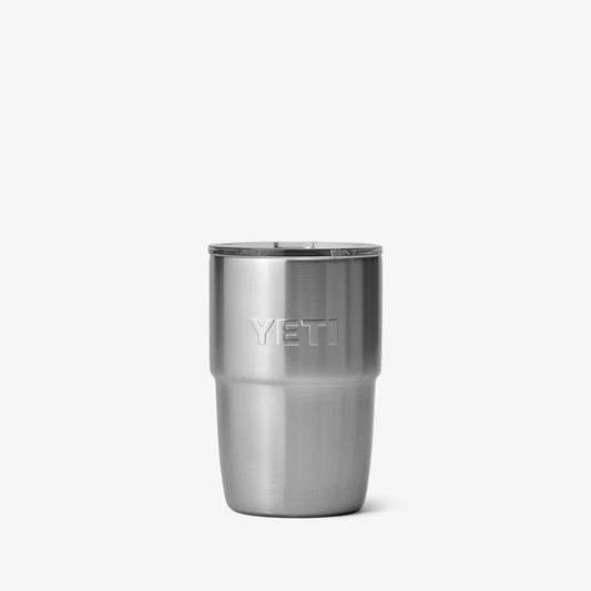 YETI Rambler 8oz Stackable Cup, Stainless Steel, Detail Shot 1