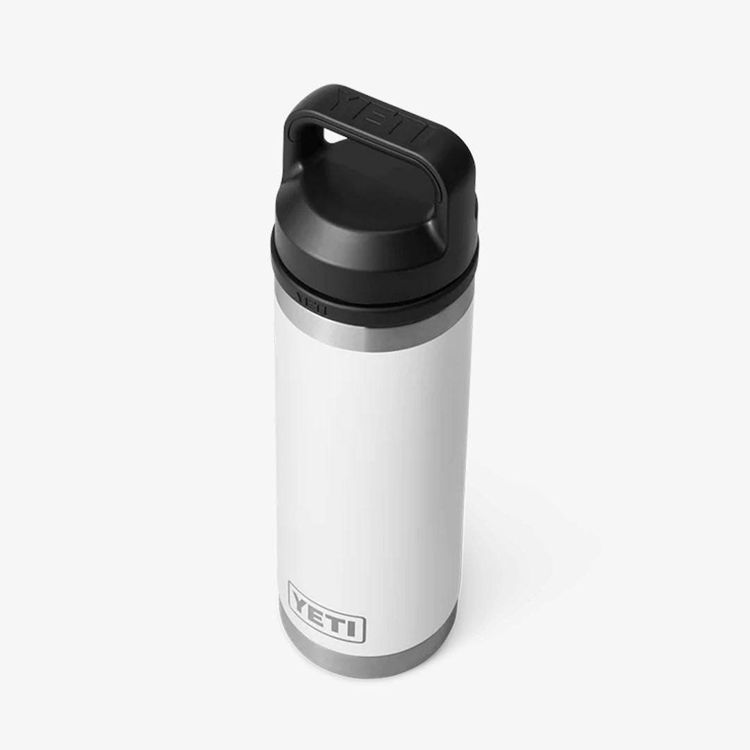 main YETI Rambler 18oz Bottle, White, Detail Shot 3