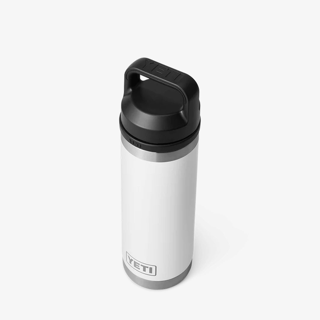 main YETI Rambler 18oz Bottle, White, Detail Shot 4