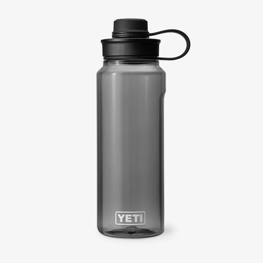 main YETI Yonder Tether 34oz (1L) Water Bottle, Charcoal, Detail Shot 1