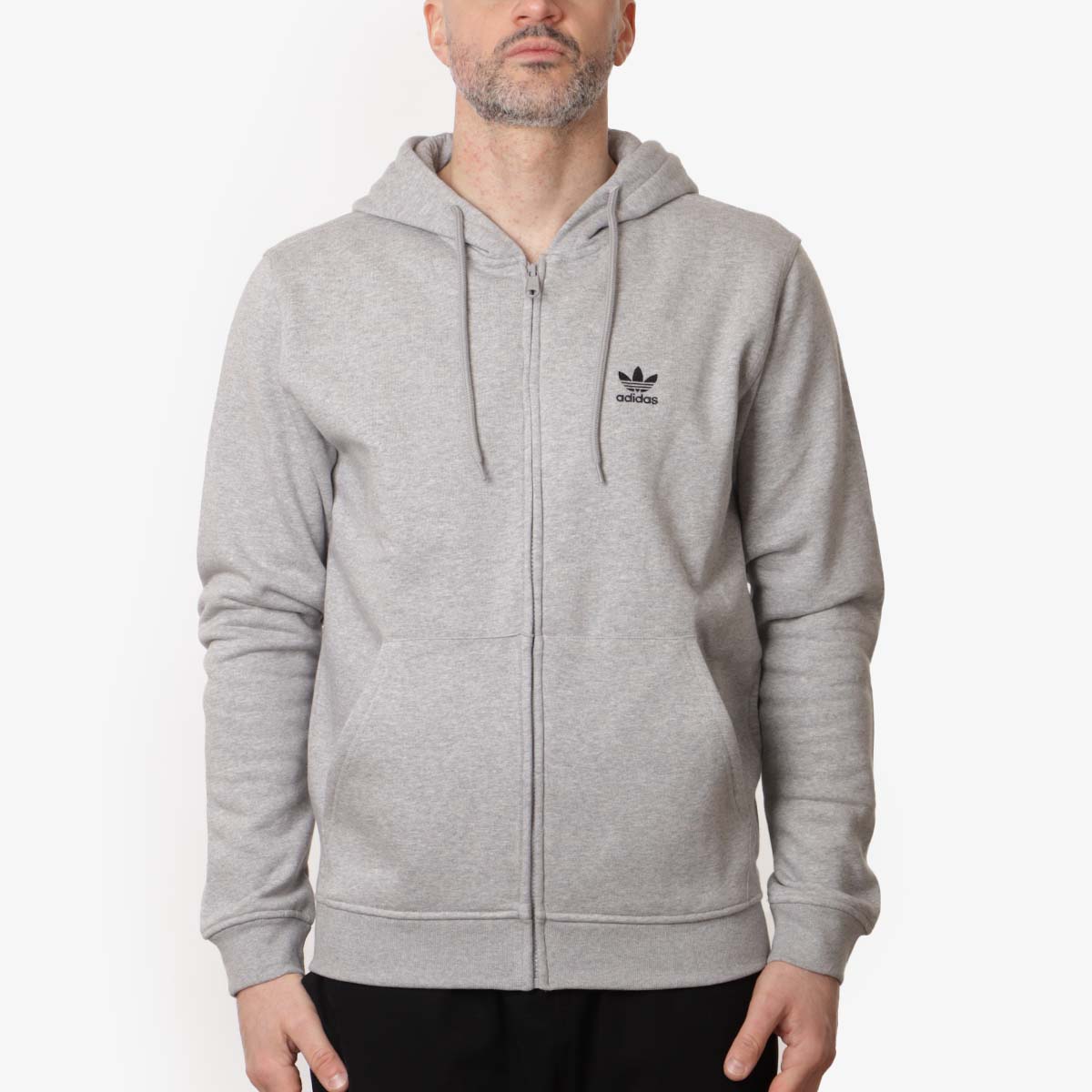 main Adidas Originals Trefoil Essentials Full-Zip Hoodie