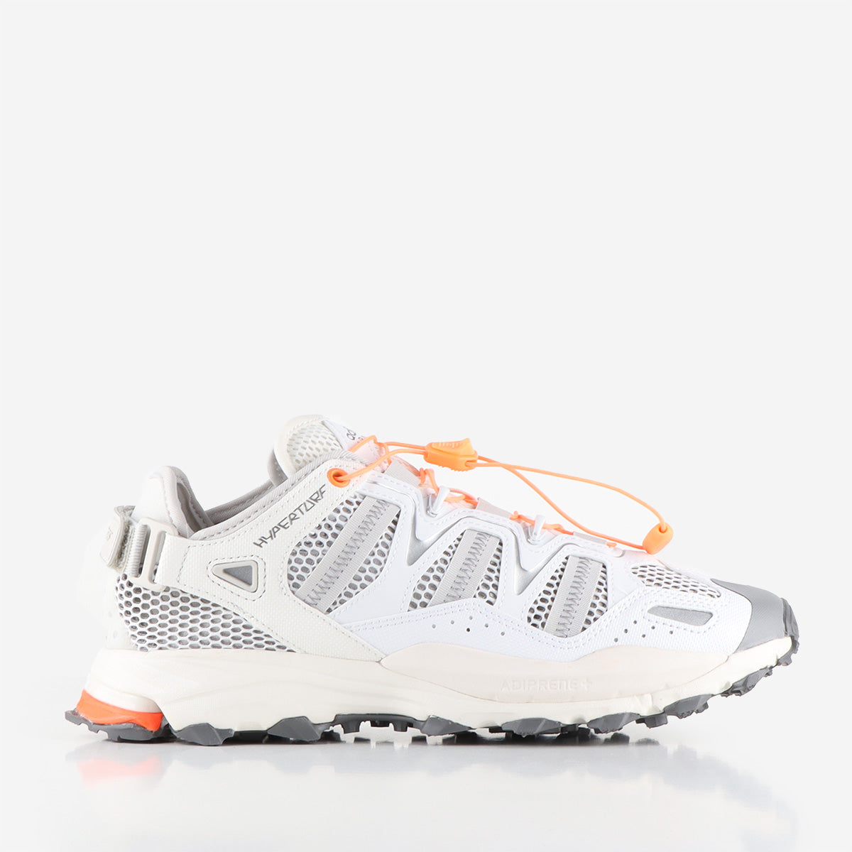 main Adidas Originals Hyperturf Shoes, Ftwr White Grey One Beam Orange, Detail Shot 1