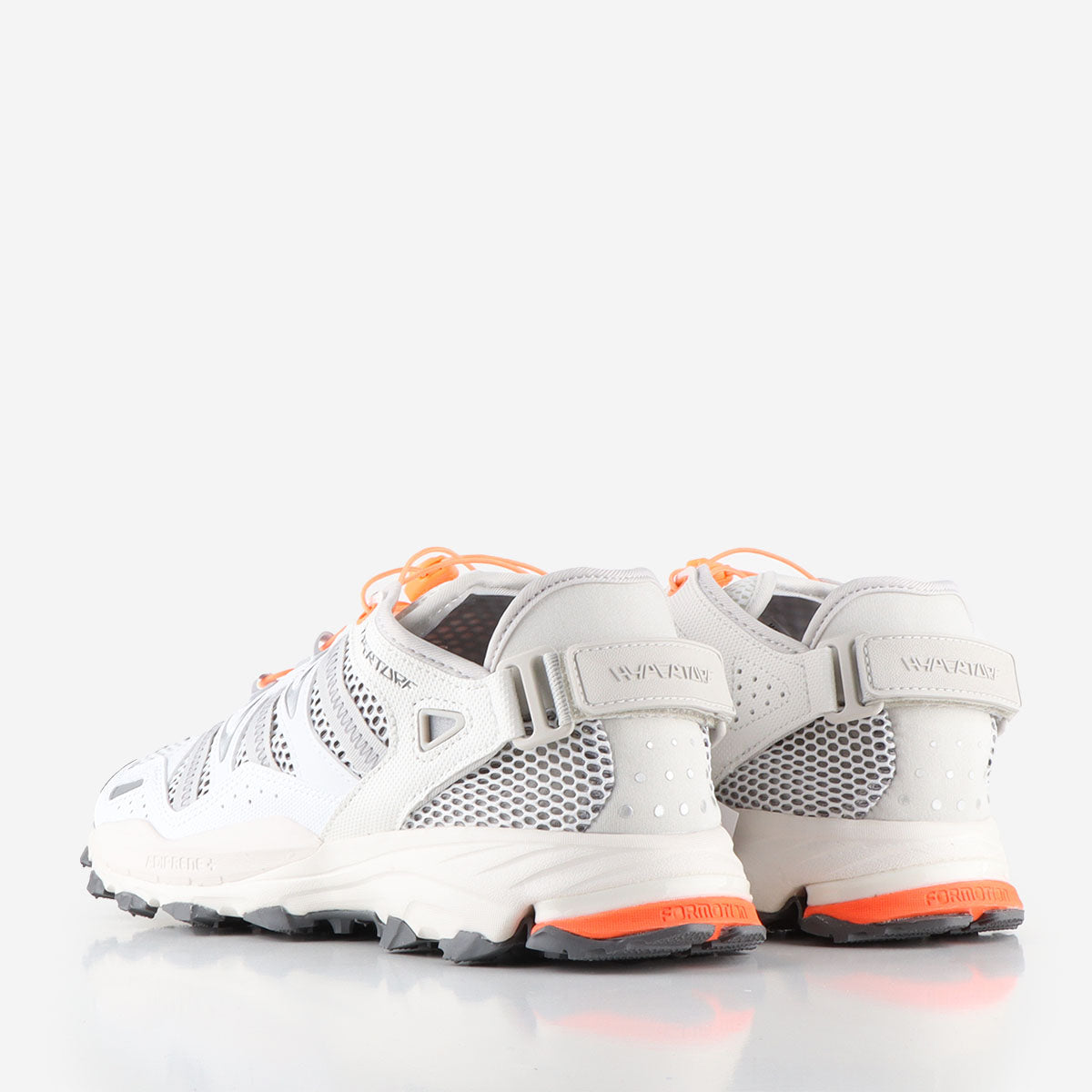 main Adidas Originals Hyperturf Shoes, Ftwr White Grey One Beam Orange, Detail Shot 3