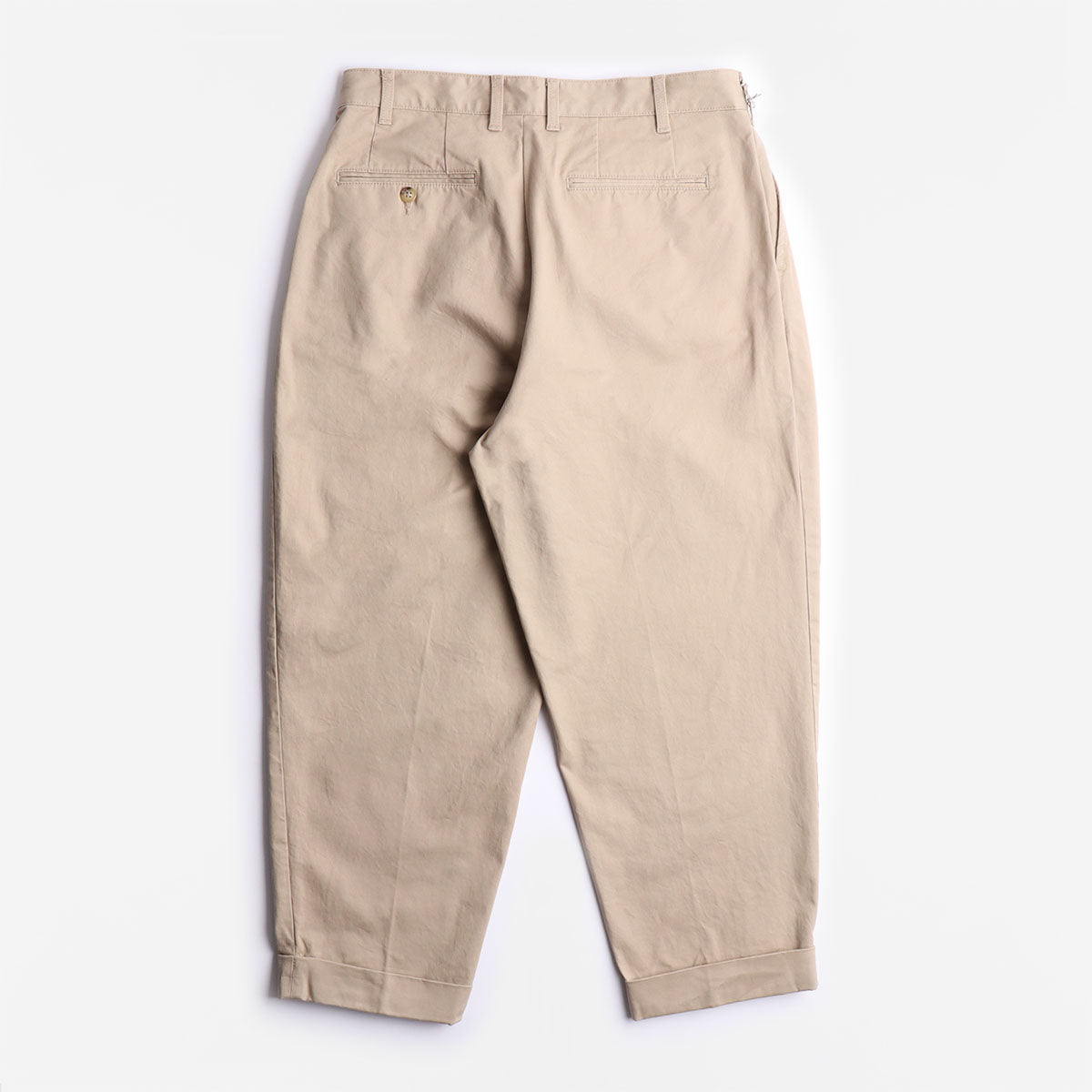 Beams Plus 2 Pleats Twill Pants - Khaki – Urban Industry