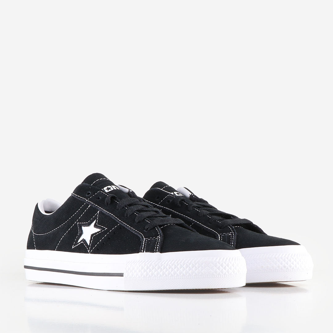 Converse one star 2024 black white