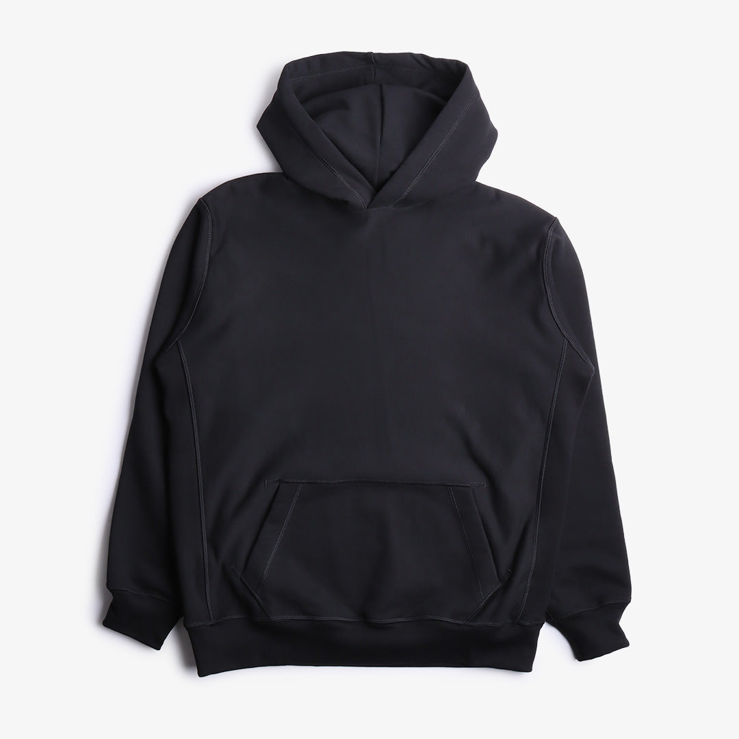 main Good Measure M-20 Heavyweight Hooded Sweatshirt, Black, Detail Shot 1