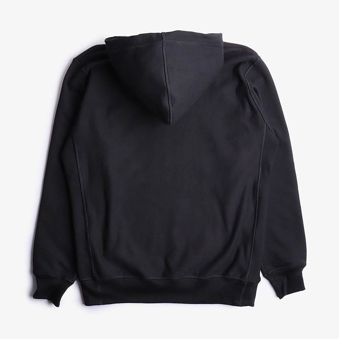 main Good Measure M-20 Heavyweight Hooded Sweatshirt, Black, Detail Shot 2