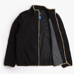 thumbnail Kavu Wayside Fleece Jacket, Black, Detail Shot 3