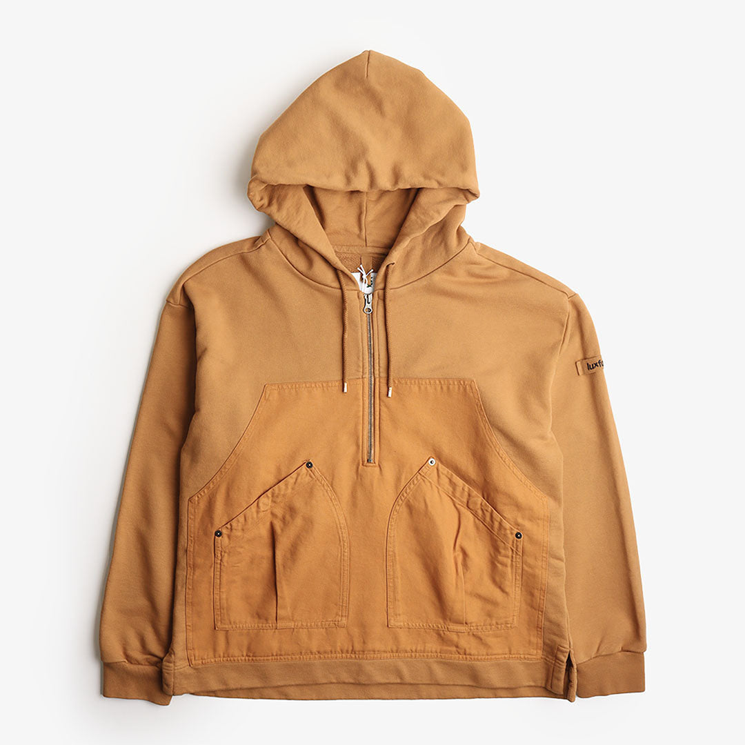 Luxfort Baker Half Zip Pullover Hoodie - Worker Brown – Urban Industry