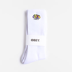 thumbnail OBEY Fruits Socks, White, Detail Shot 2