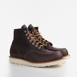 thumbnail Red Wing Classic 6" Moc Toe Boot, Black Cherry Excalibur, Detail Shot 2