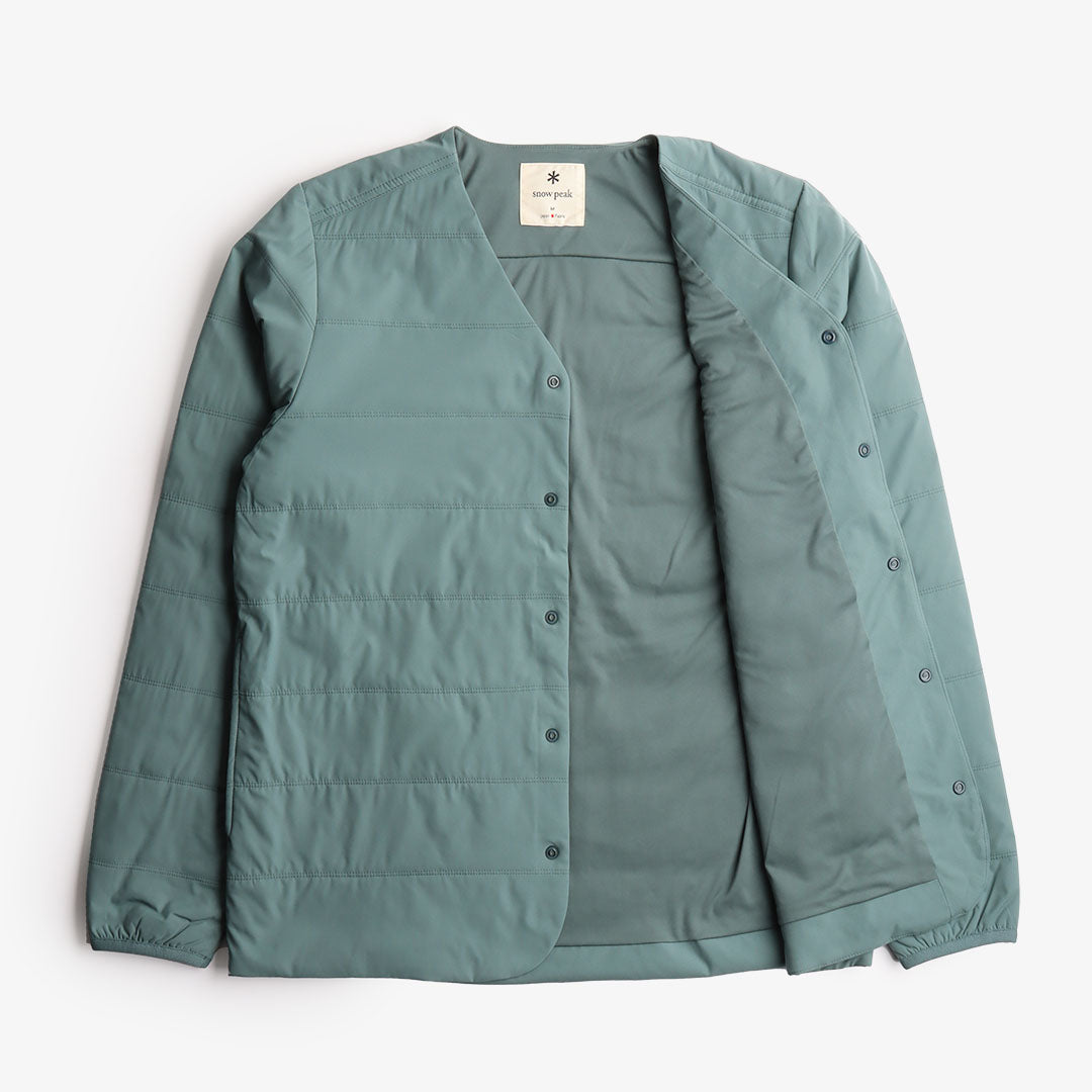 Snow Peak Flexible Insulated Cardigan - Balsam green – Urban Industry