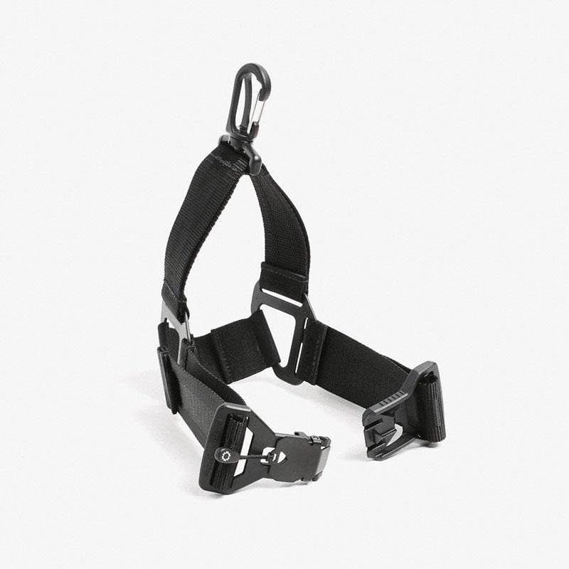 Black best sale shoe straps